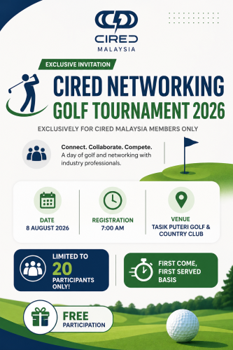 Hurry Up:🏌️ Exclusive Invitation to CIRED Malaysia Members Only